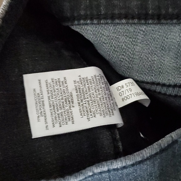 Express Black Super High Rise Stretch+ Denim Legging Women 4S - Picture 7 of 12